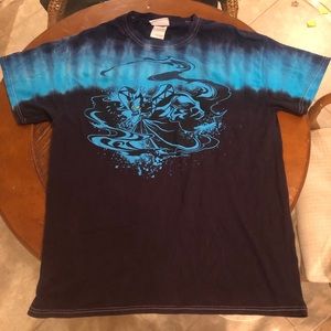 Vintage Disney tie dye shirt Hercules vilain hades